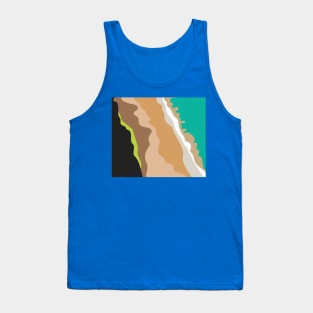 Layers of Sea and Sand Tank Top